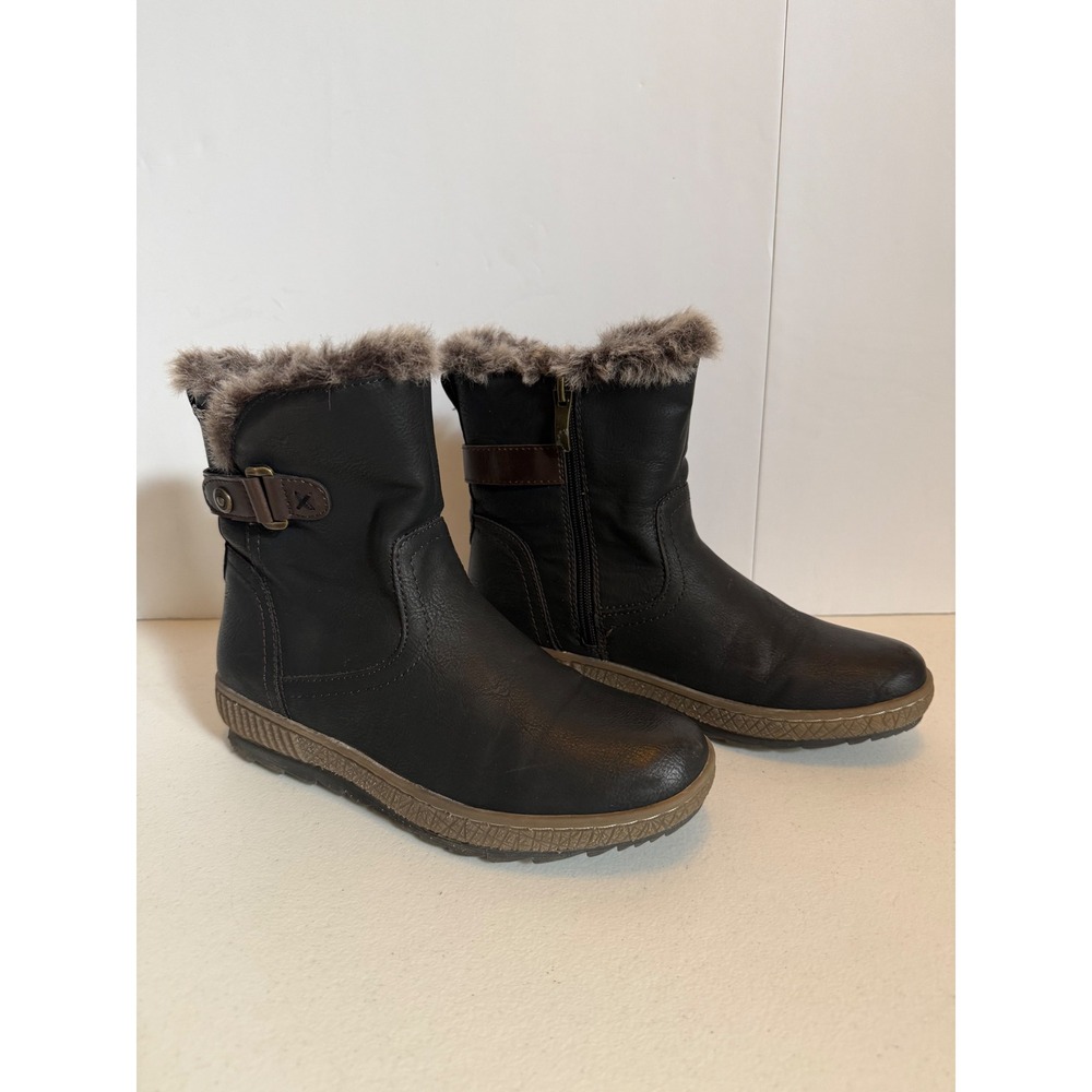 Spring Step Relife Milagra Boots Fur Lined Size 38 ( 7.5) Pull On